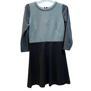 Loft Long Sleeve Flare Quilted Dress